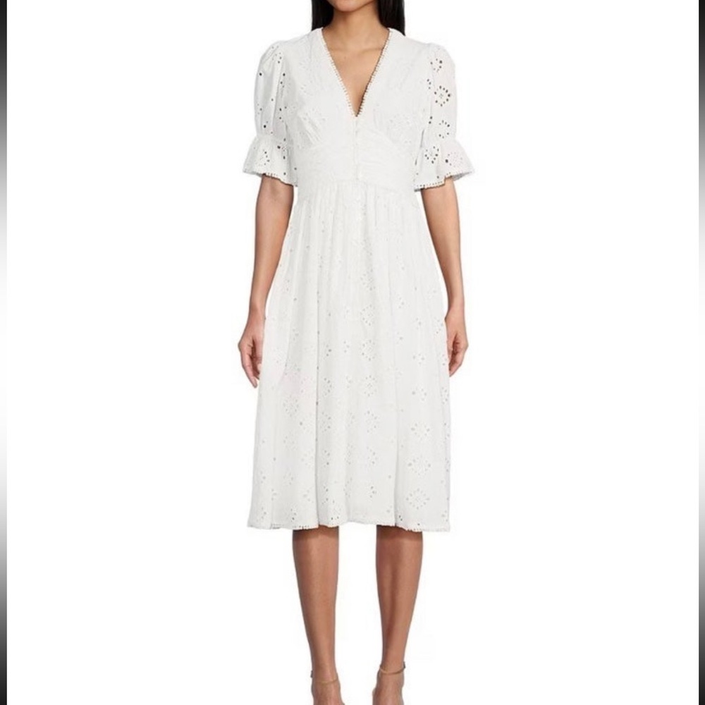Eyelet dress midi NWT 00